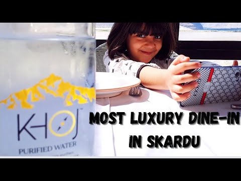 Almoço com vista: experiência gastronômica panorâmica do Khoj Resort #foodfinder #khoj #skardu