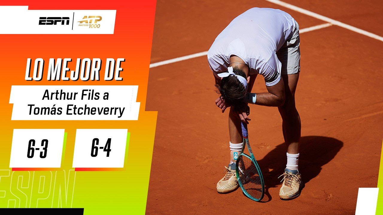 ETCHEVERRY NO PUDO FRENTE A FILS Y SE DESPIDIÓ DEL M1000 DE MADRID TRAS CAER EN DOS SETS | RESUMEN