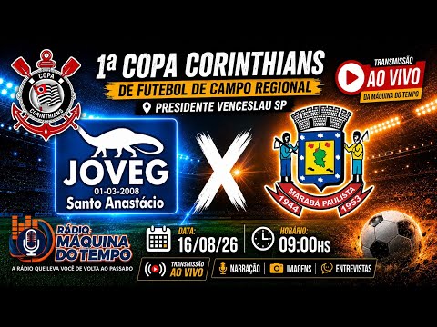 AO VIVO | JOVEG SANTO ANASTÁCIO X MARABÁ PAULISTA | 16/08/2026 #aovivo #futebol #futebolaovivo 
