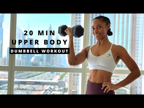 20 min Upper Body Workout - DUMBBELL [Strength & Muscle] 🔥