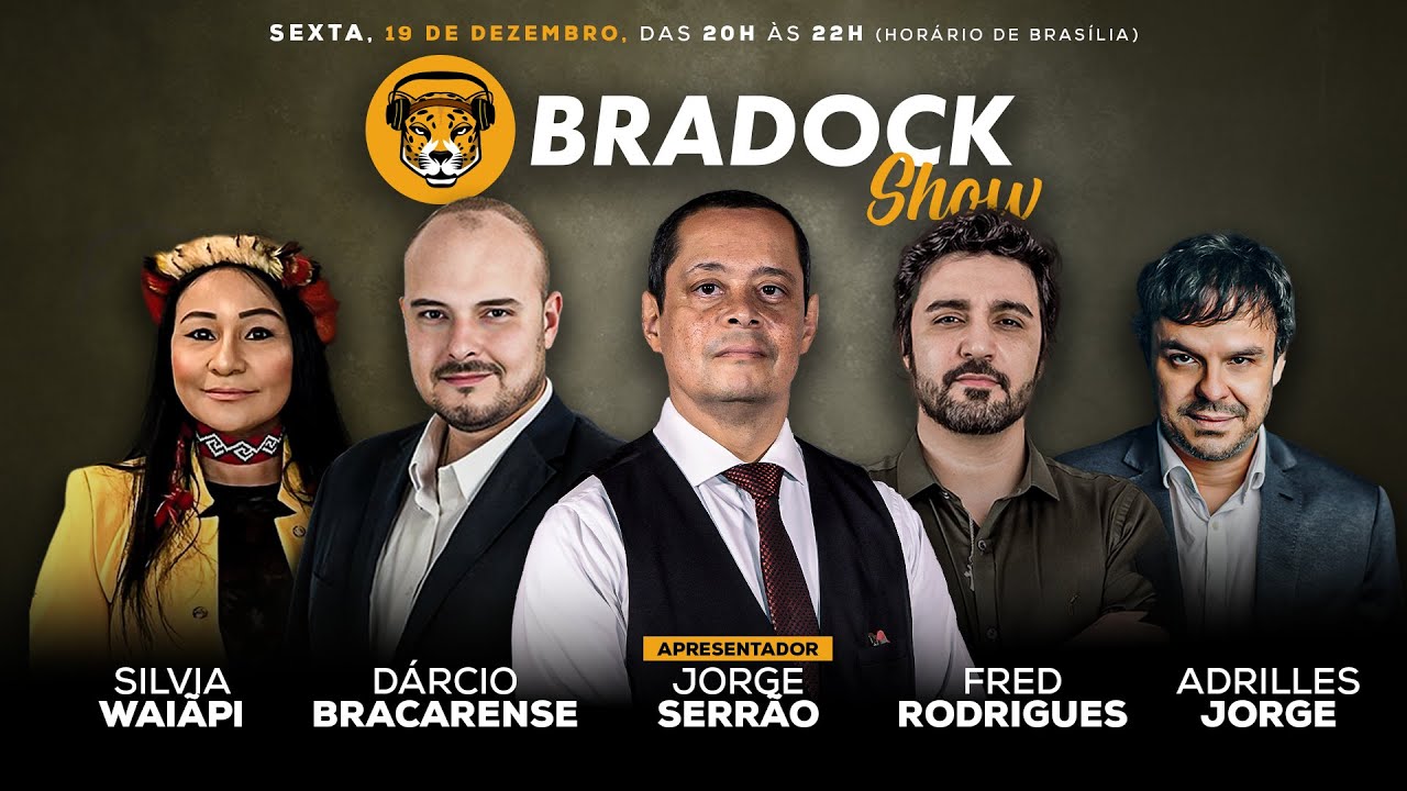 Bradock Show 19/12/25 - Serrão, Dárcio Bracarense, Silvia Waiãpi, Fred Rodrigues e Adrilles Jorge