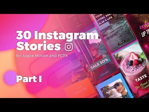 Instagram Stories for Apple Motion and FCPX Part 1
