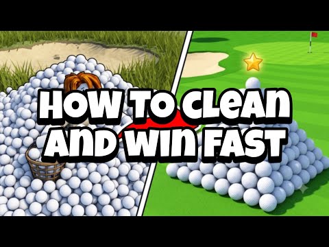 Clean the Golf Yard Roblox How to Win the Game Fast