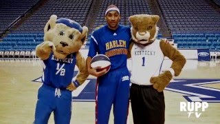 Rupp TV: Harlem Globetrotters Shootaround w/ Wildcat & Scratch