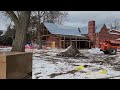 Construction Of The New Farm House Kitchen Grill At Cedar Point