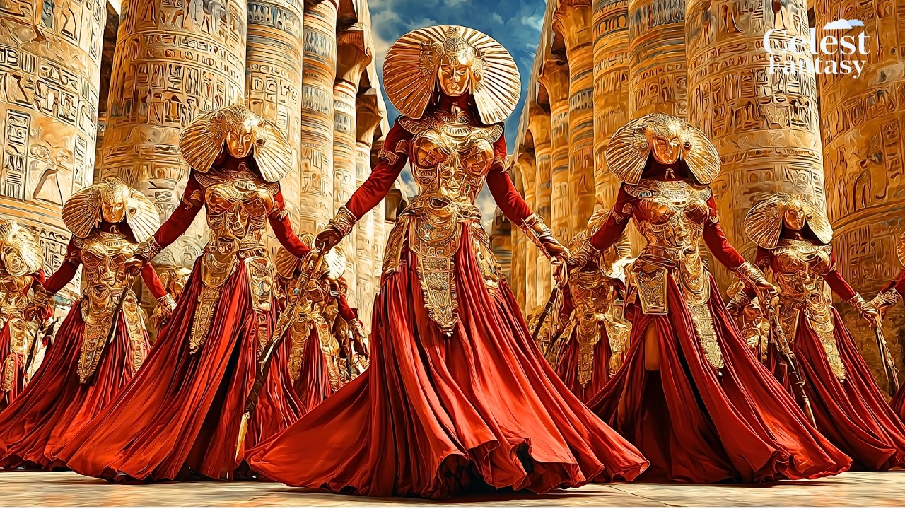 Sekhmet Awakens and Heals | Epic Inspirational Egyptian Music & Fantasy Art