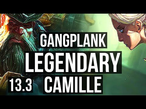 GANGPLANK vs CAMILLE (TOP) | 14/0/5, Legendary, 1.2M mastery | EUW Master | 13.3