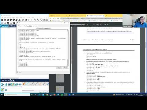 2.3.3.4 Lab Configuring Switch Management Address