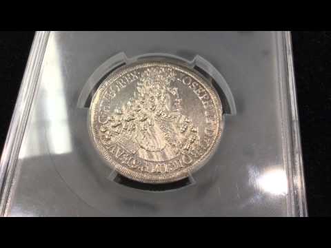 Interesting Early 18th Century Silver Austrian Coin
