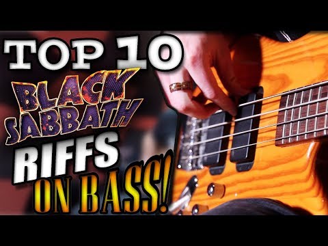 TOP 10 Black Sabbath Riffs On BASS!