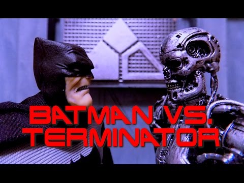 BATMAN vs TERMINATOR (Stop Motion Animation)