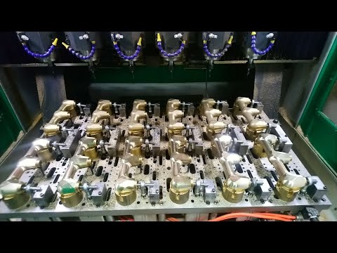 Automatic Brass Tap Peeling CNC Machine Faucet Body Making Machine