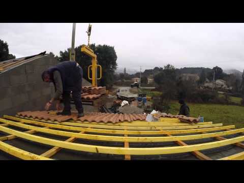 comment monter toiture en tuiles canal