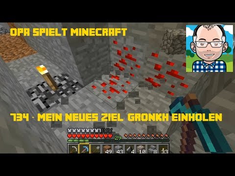 Opa spielt Minecraft 734 -- Mein neues Ziel: Gronkh einholen