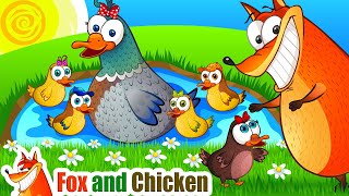 Five Little Ducks | Fun Sing Along Songs by Fox and Chicken – Nursery Rhymes