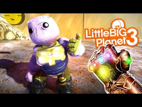 LittleBIGPlanet 3 - Avengers Infinity War - Thanos Sackbot w/ Infinity Gauntlet [FRANCESCO734] Video