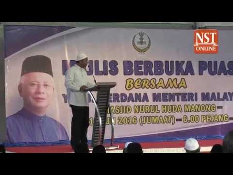 Najib fulfils Manong folk's wish for a bridge