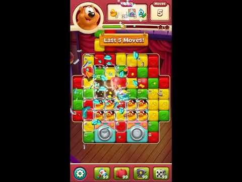 Toon Blast Level 8288 - NO BOOSTERS 🐻🐺🐱 | SKILLGAMING ✔️