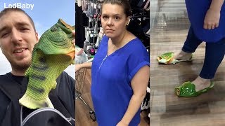 When Dad hides all of mums Shoes 🐟👀