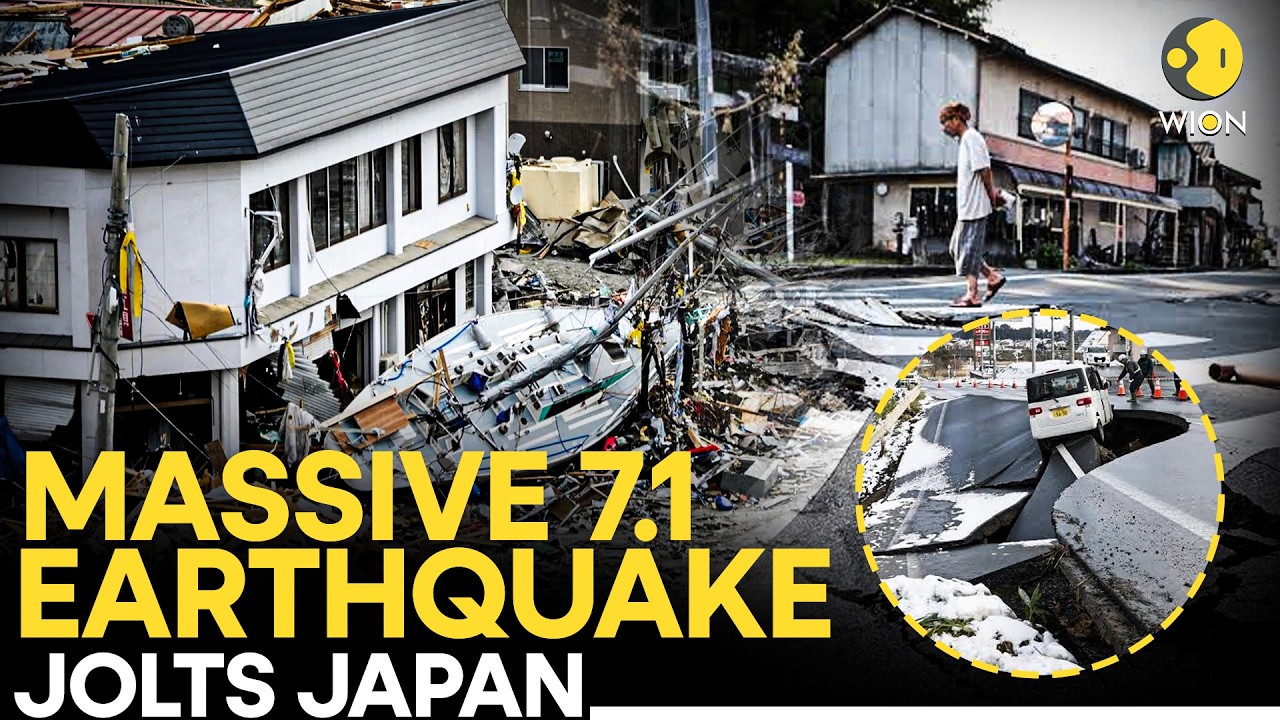 Japan Earthquake LIVE: Deadly 7.1 Magnitude Earthquake Shakes Japan Hospital During Surgery | WION
