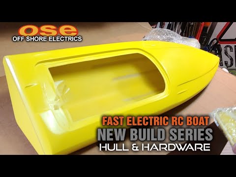 Fast Electric RC Boat Build - Pt1 Hull & Hardware - Offshore electrics Deltaforce
