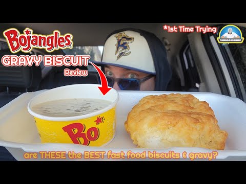 Bojangles® Gravy Biscuit Review! | Is THIS The BEST Fast Food Biscuit & Gravy? | theendorsement