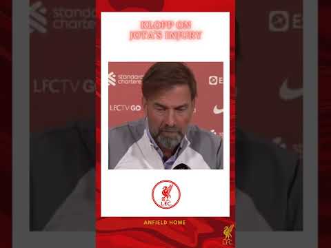 Jurgen Klopp gives an update on Diogo Jota injury