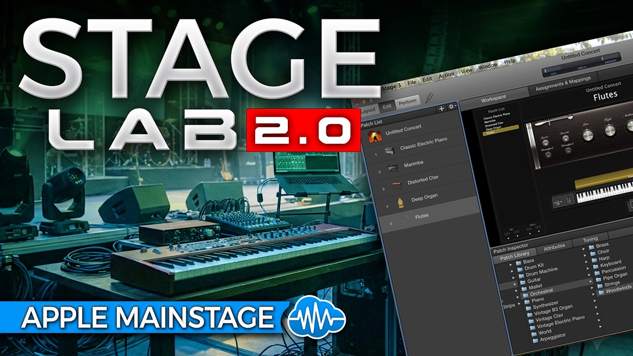 DAL001 - StageLab 2.0 - Apple Mainstage - Premium Sound Library - Video Preview 1