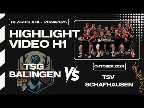 Highlightvideo H1 - TSG Balingen : SG TSV Schafhausen/VC Mönsheim (Bezirksliga 2024/2025)
