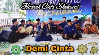 Download lagu DEMI CINTA 'Versi Sholawat' KOPLO || Live Perform Hadroh Cinta Sholawat di CIPLAZ Cipanas mp3