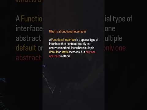 Regular Interface vs Functional Interface #corejava #programming #coding #java4quicklearning