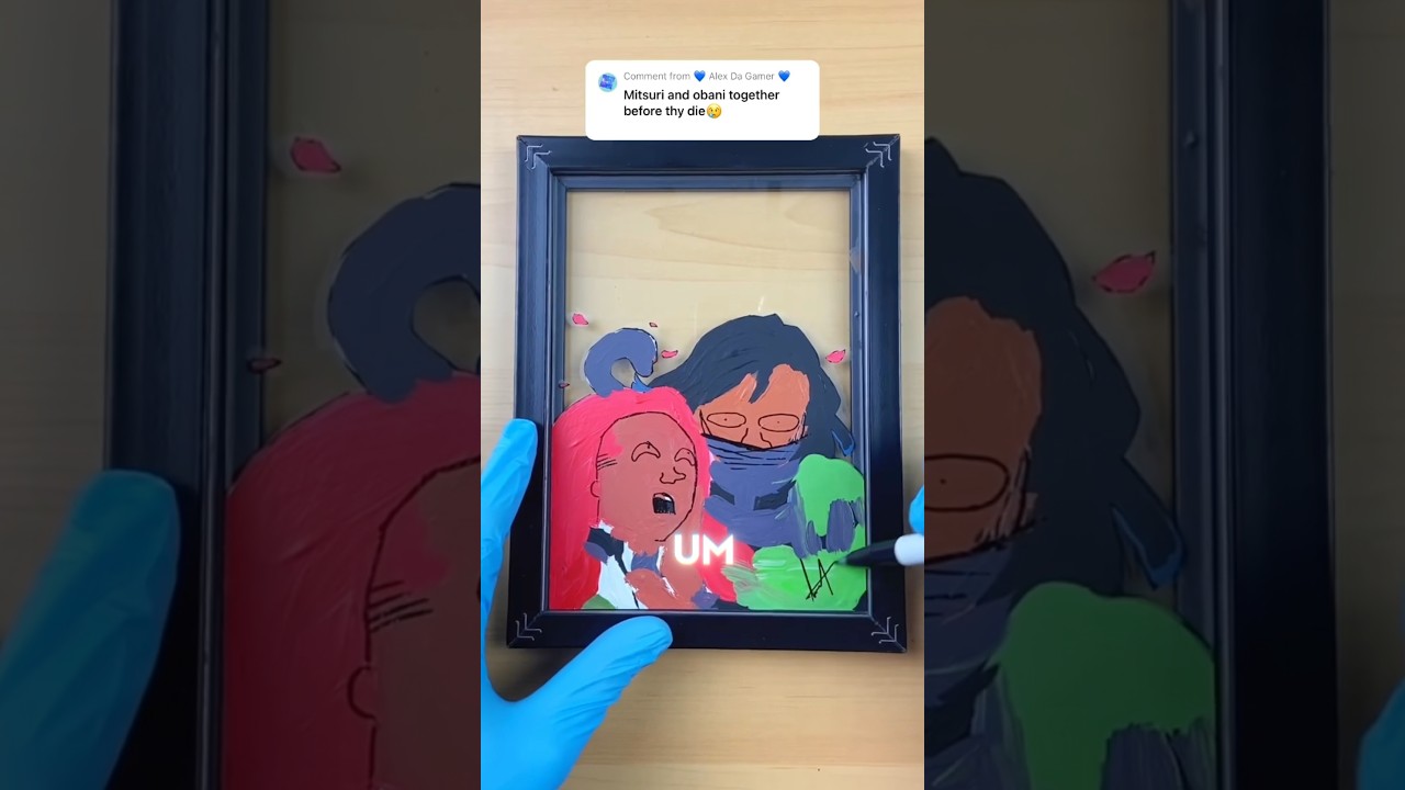 I painted Mitsuri and Obanai 💔