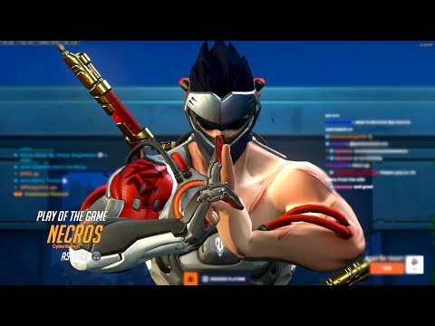 NECROS SHOWS WHY HE's #1 GENJI! [ OVERWATCH 2 SEASON 6 TOP 500 ]