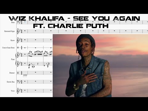 Partitura - Wiz Khalifa - See You Again ft. Charlie Puth