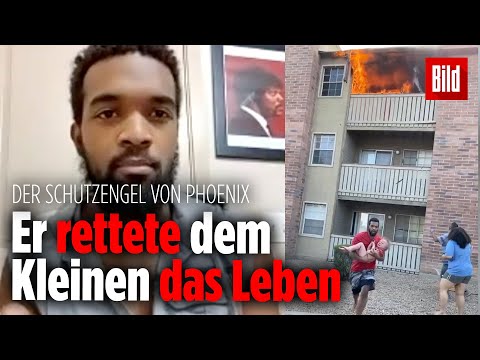 3-Jähriger wird aus einem brennenden Haus geworfen und aufgefangen! Jetzt spricht sein Schutzengel