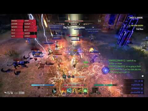 Eso: Veteran Maw of Lorkhaj, First boss, Off Tank Pov