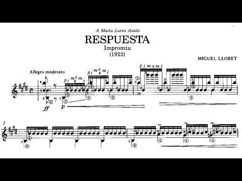 Miguel Llobet - Respuesta (Impromptu) [Stefano Grondona]