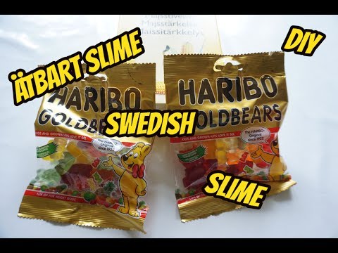 Edible Slime Child Tindra makes its own DIY (SWEDISH)