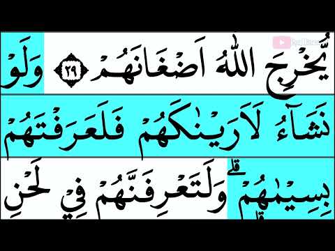 EASY TO LEARN TO REMEMBER THE QURAN SURAH MUHAMMAD VERSES 20-38 EPS 288
