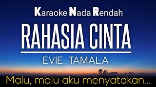 Download lagu Rahasia Cinta - Evie Tamala Karaoke Lower Key Nada Rendah -4 mp3