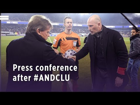 Press conference after #ANDCLU