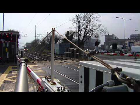 Level Crossing, Merrion Gates - 22000 class DMU 22213