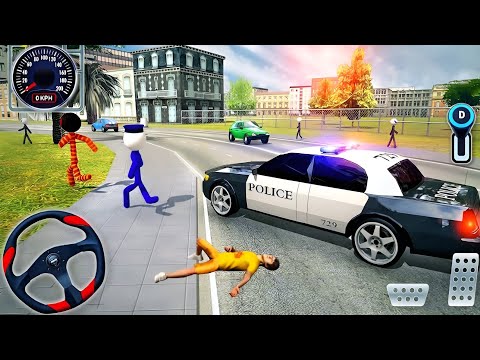 Transport Stickman Prisoner Driver || US Police Car Chase Crime Driving || Android gameplay