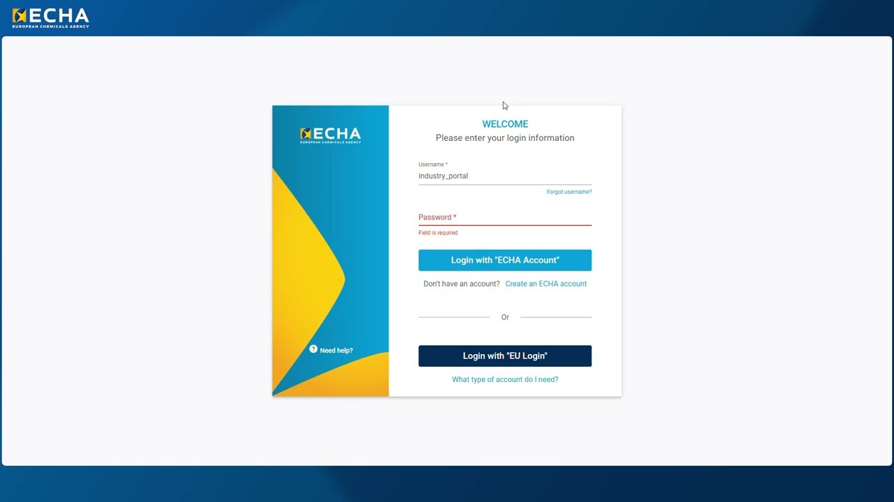 Navigating the ECHA Industry Portal: assets, submissions and support