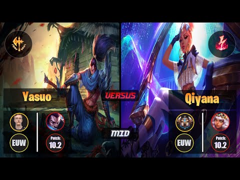 MagiFelix YASUO (Mid) [Conqueror] VS QIYANA - Challenger EUW Patch 10.2