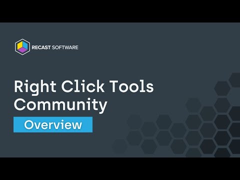 Right Click Tools Community Overview