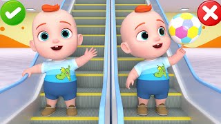 Cuidado na escada rolante! | Canção Infantil | Leo em Português - Canções Infantis