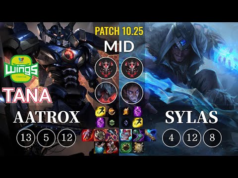JAG TaNa Aatrox vs Sylas Mid - KR Patch 10.25