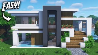 Minecraft: How To Build A Modern House Tutorial (#58)