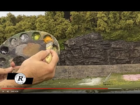 Realistic rocks in HO scale